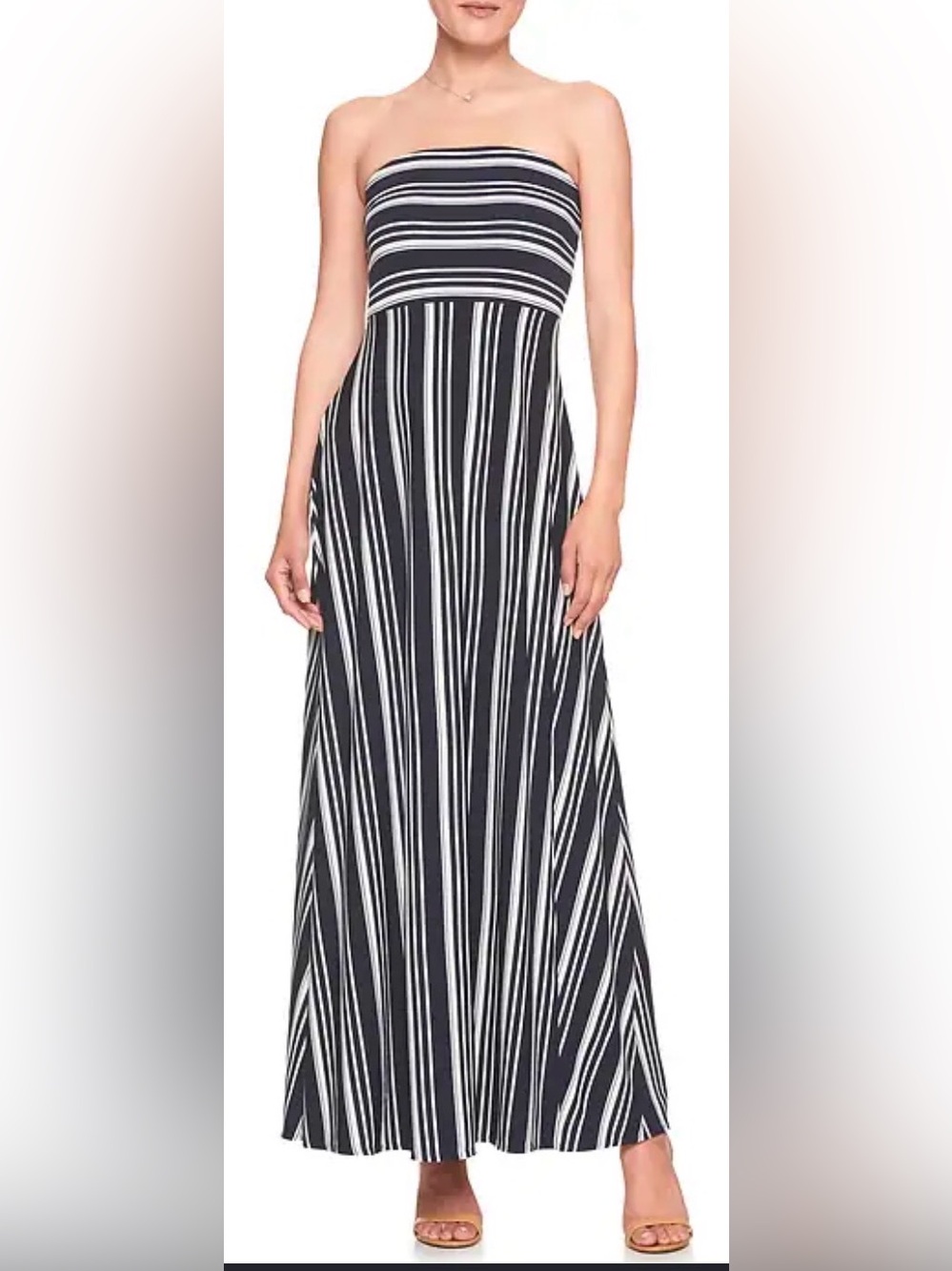 Banana republic strapless maxi dress